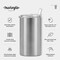 MakerFlo 14 oz Skinny Stainless Steel Tumbler with Lid & Straw | Craft-Ready for DIY Gifts & Personalization (Epoxy, UV DTF, Vinyl, and Laser Engraving) - Not for Sublimation